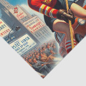  hockey meisje tissuepapier (Detail)