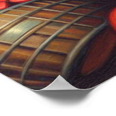  hockey meisjes illustratie poster (Hoek)