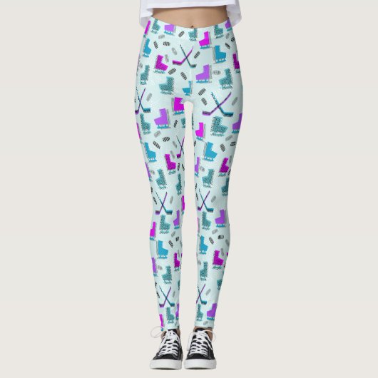 Hockey Memphis stijl Leggings (Voorkant)