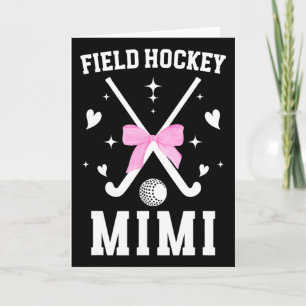 Hockey Mimi Van Een Hockeyspeler Mimi Co Kaart