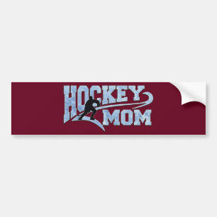 Hockey Moeder Atletische Staart Bumpersticker