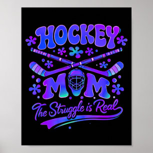 Hockey Moeder De Strijd Is Echt Keepersmasker Stic Poster