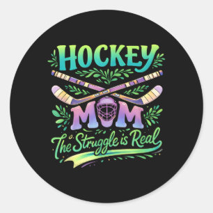 Hockey Moeder De Strijd Is Echte Teamgeest Ouder Ronde Sticker