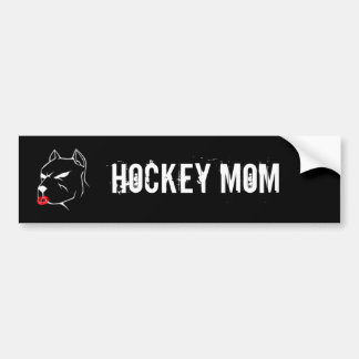 Hockey Moeder Pitbull Bumpersticker