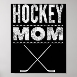 Hockey Moeder Shirt Voor Moederdag Poster