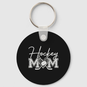 Hockey Moeder Wedstrijd Dag IJshockey Moeder Moede Sleutelhanger