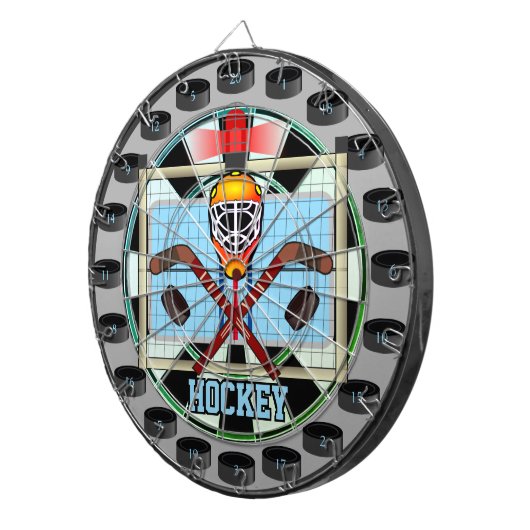 Hockey Multi-Target 20 Shots Dartboard Dartbord (Voorkant Rechts)