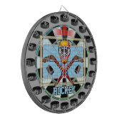 Hockey Multi-Target 20 Shots Dartboard Dartbord (Voorkant Links)