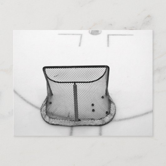 Hockey net briefkaart (Voorkant)