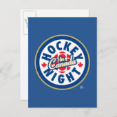 Hockey Night in Canada Logo Briefkaart (Voorkant / Achterkant)