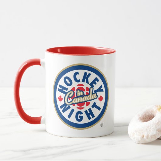 Hockey Night in Canada Logo Mok (Met donut)