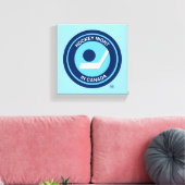Hockey Night in Canada Retro Logo Canvas Afdruk (Insitu (Woonkamer))