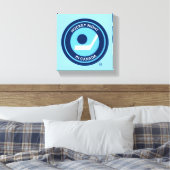 Hockey Night in Canada Retro Logo Canvas Afdruk (Insitu (Slaapkamer))