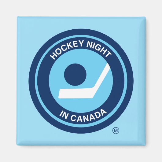 Hockey Night in Canada Retro Logo Magneet (Voorkant)