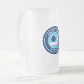 Hockey Night in Canada Retro Logo Matglas Bierpul (Voorkant links)