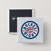 Hockey Night in Canada Vierkante Button 5,1 Cm (Voorkant /achterkant)