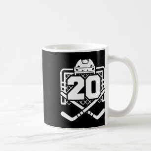 Hockey Nummer 20 Shirt Grappige Hockeyspeler Spel  Koffiemok