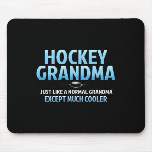 Hockey Oma Grappige IJshockey Oma Moeder Muismat