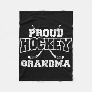 Hockey Oma Grootmoeder Hockey Fan Fleece Deken