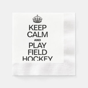 HOCKEY OP HET GEBIED CALM EN PLAY SERVETTEN