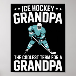 Hockey Opa De Coolste Term, IJshockey Opa Poster