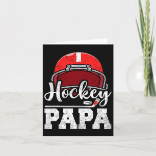 Hockey Papa Hockey Speler Speldag Vaderdag Kaart