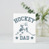 Hockey Papa Kaarten & Stickers (Staand voorkant)