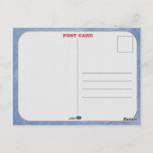 Hockey Party Dank u Briefkaart (Achterkant)