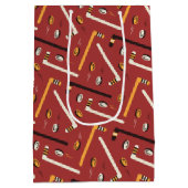 Hockey Pattern Medium Cadeauzakje (Achterkant)