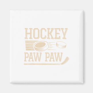 Hockey Paw Paw - Hockeyspeler Retro Vintage  Magneet