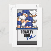 Hockey Penbox Volledig Briefkaart (Voorkant / Achterkant)
