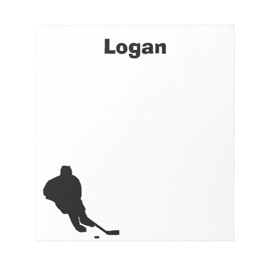 Hockey Personalized Notitieblok (Voorkant)