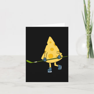 Hockey Player Cute Cheese Hobby Sports Performance Kaart