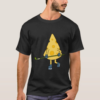 Hockey Player Cute Cheese Hobby Sports Performance T-shirt