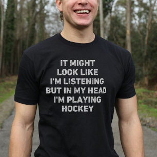 Hockey Player Funny T-shirt