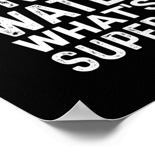 Hockey Player I Walt on Water Poster (Hoek)