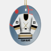 Hockey Player Jersey Ornament (Rechts)