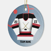 Hockey Player Jersey Ornament (Links)