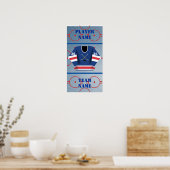 Hockey Player Jersey Poster (Cuisine)