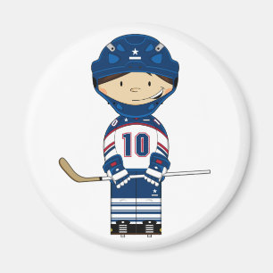 Hockey Player Magnet Magneet