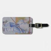 HOCKEY PLAYER PERSONALISEERD BAGAGELABEL (Voorkant horizontaal)