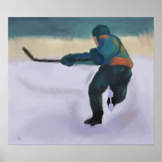 Hockey Player, Poster (Voorkant)