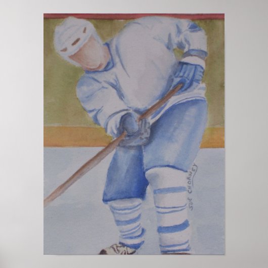 Hockey Player Poster (Voorkant)