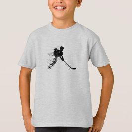 Hockey player spelen t-shirt