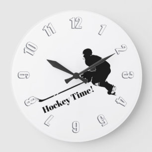 Hockey Player - Winter Sport Grote Klok