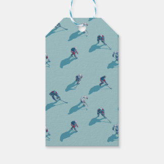 Hockey players on ice cadeaulabel