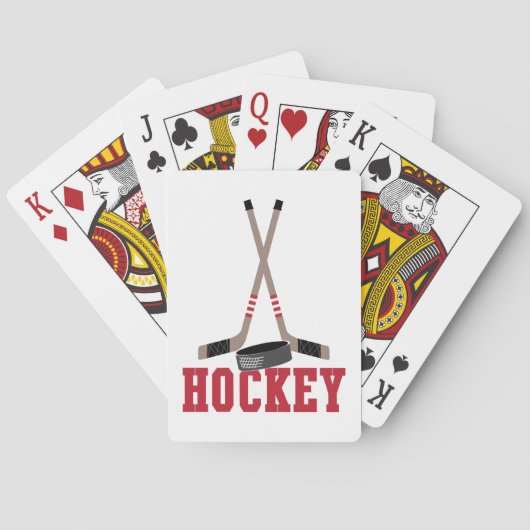Hockey Pokerkaarten (Achterkant)