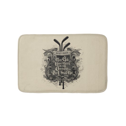 Hockey Prayer Bath Mat (Voorkant)