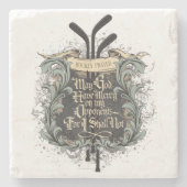 Hockey Prayer Stenen Onderzetter (Voorkant)