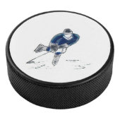 Hockey Puck Gepersonaliseerd met originele kunst (3/4)